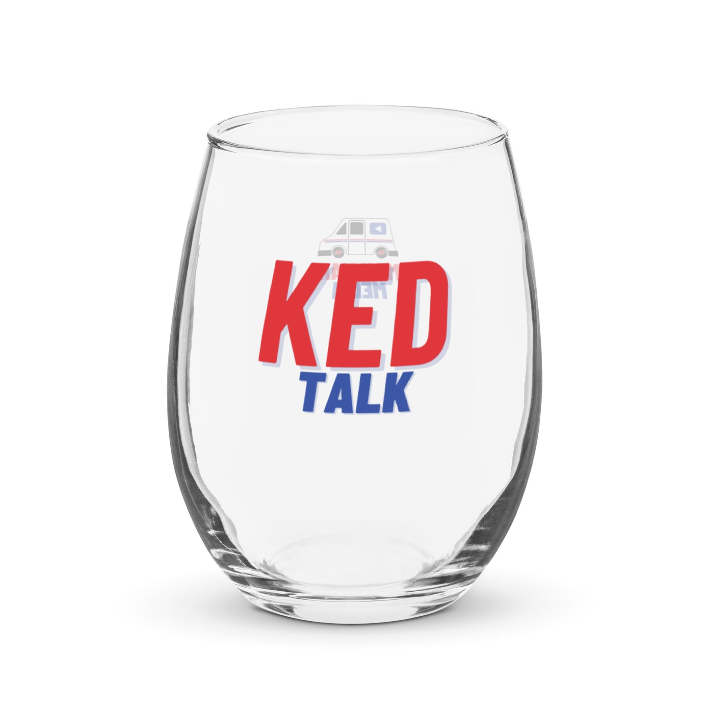 KED Talk wine glass