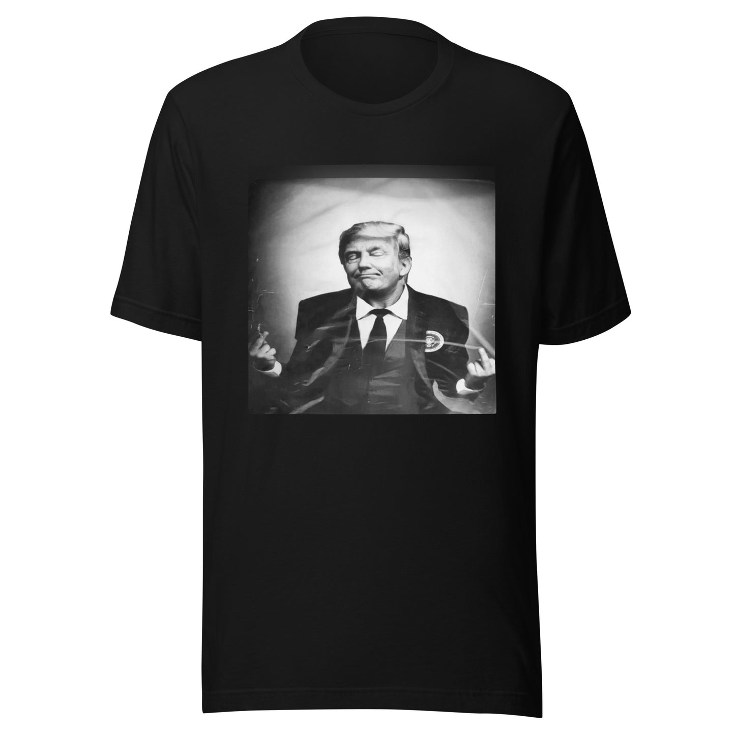 Middle Fingers Up T-Shirt (Black)