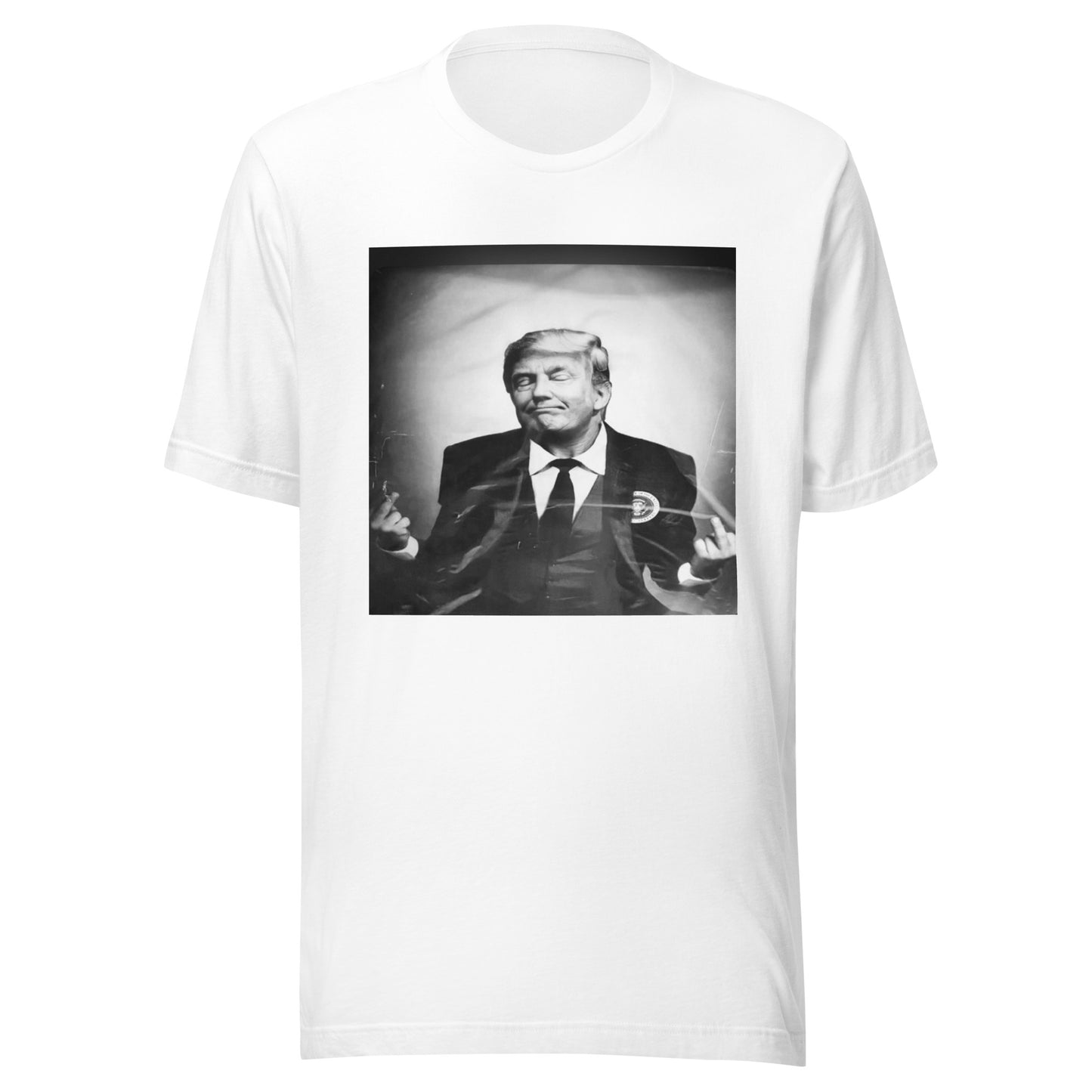 Middle Fingers Up T-Shirt (White)
