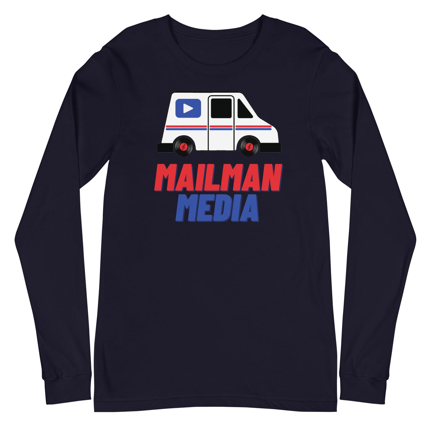 Mailman Media long sleeve tee